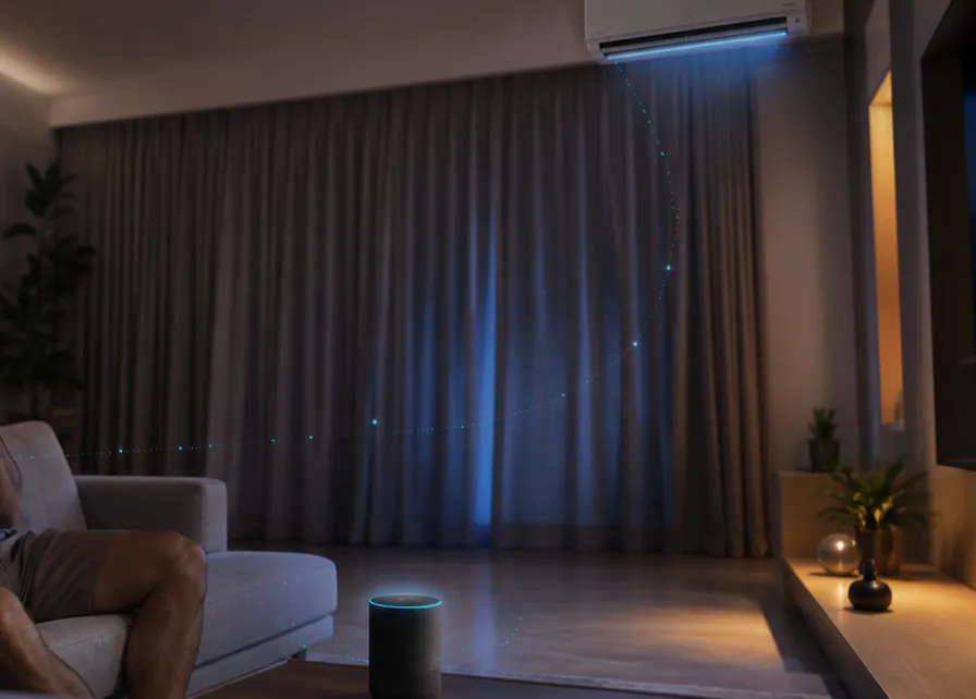 Exemplo de aplicação prática de Controle por voz com Alexa e Google Home
